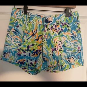 Lilly Pulitzer Blue Green Callahan Short 00
